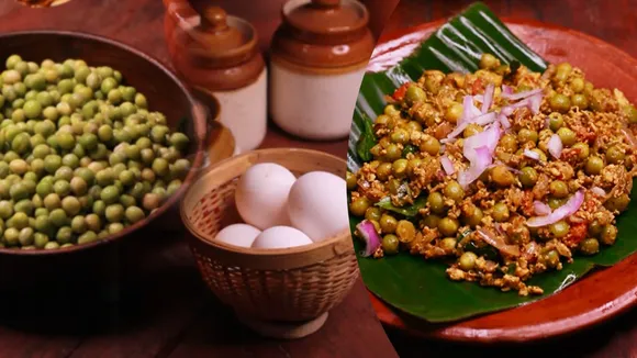 Green Peas Egg Masala Recipe