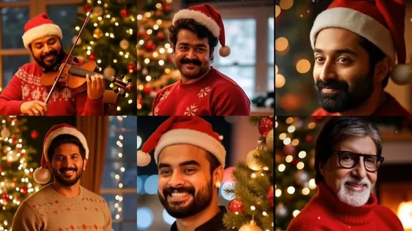 Christmas Wishes Mohanlal Mammootty Tovino Thomas FaFa
