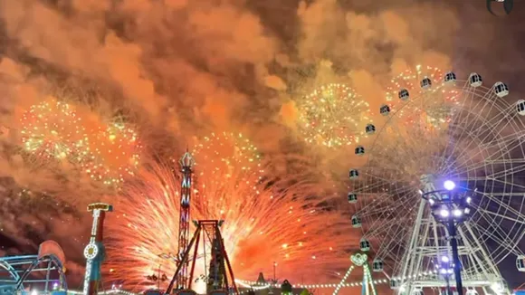 Abu Dhabi New Year fireworks