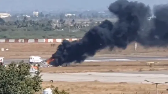 Coast Guard chopper crashes Gujarat Porbandar