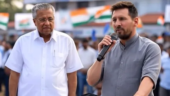 Messi, Pinarayi, Ai Photo
