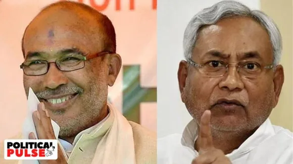 Manipur Chief Minister Biren Singh, Bihar CM Nitish Kumar