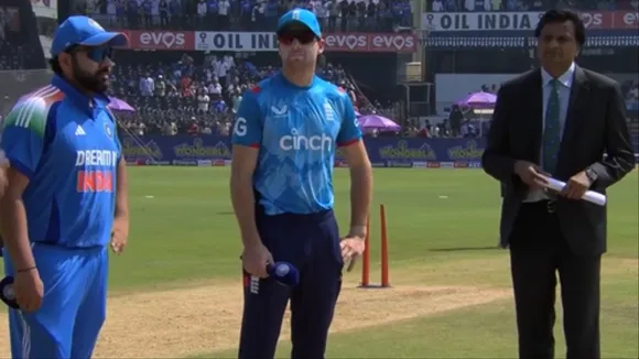 Rohit Sharma During Toss