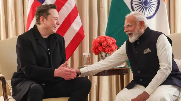 Tesla CEO Elon Musk, Prime Minister Narendra Modi