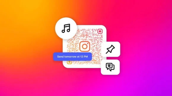 Instagram pin message