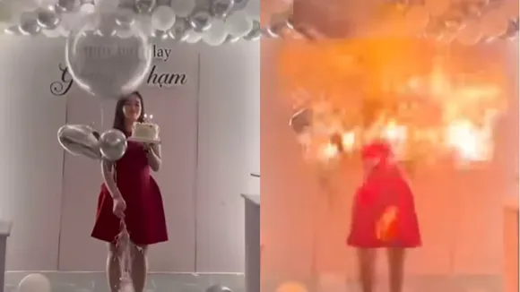 Hydrogen Balloon Explode 