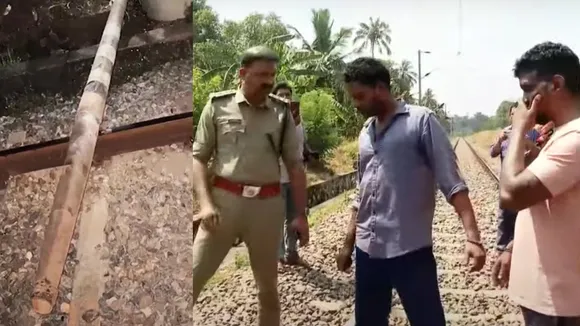 train sabotage attempt kollam