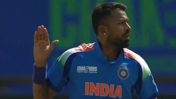 Hardik Pandya bye bye celebration 
