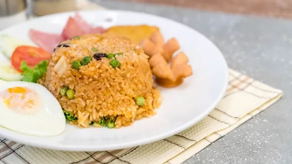 Egg Rice Instant Easy Lunch Recipe 