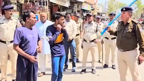 cow slaughter accused paraded in public