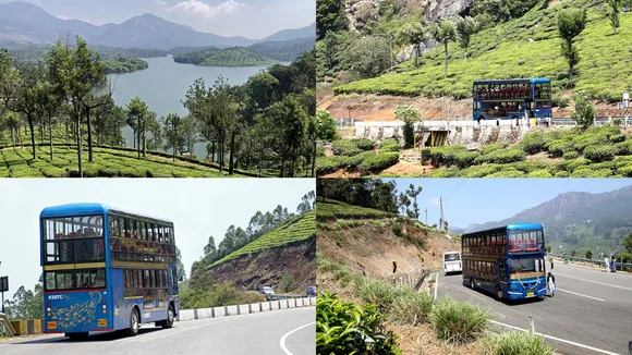 Munnar KSRTC Royal View Double Decker Sightseeing Service booking photos