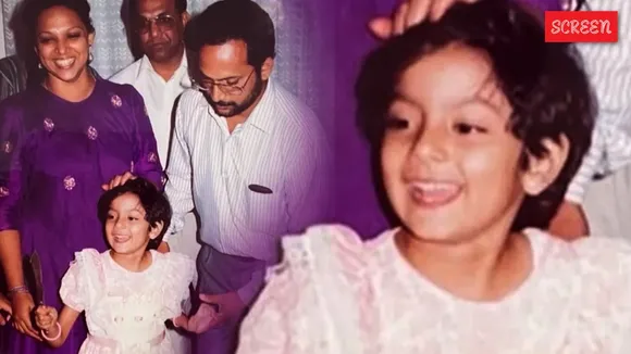 Samvritha Sunil Throwback photos with Parents 1