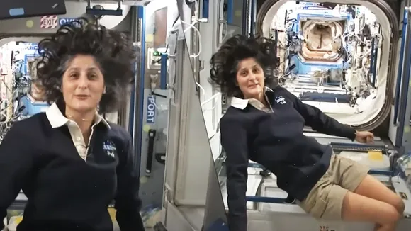Sunita Williams Space Hair