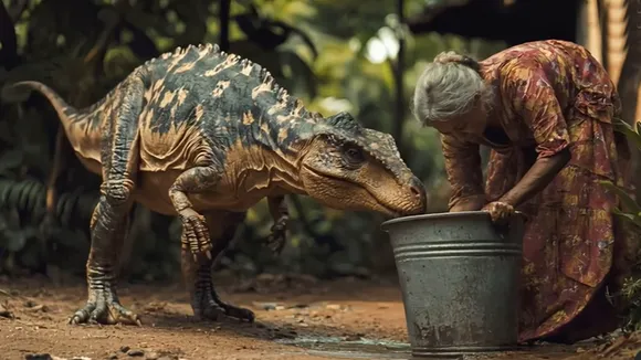 Dinosaur Viral Video