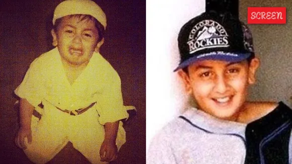 Ranbir Kapoor childhood photo