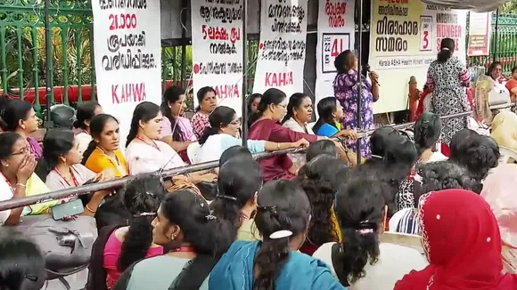 AshaWorkers Protest 