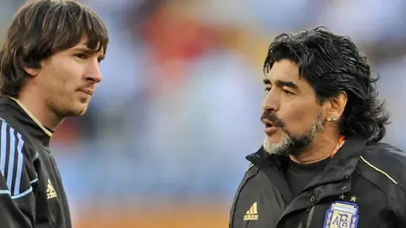 Maradona, Messi
