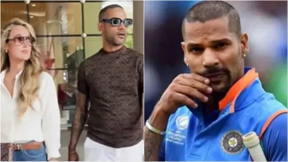 Shikhar Dhawan With Girlfriend