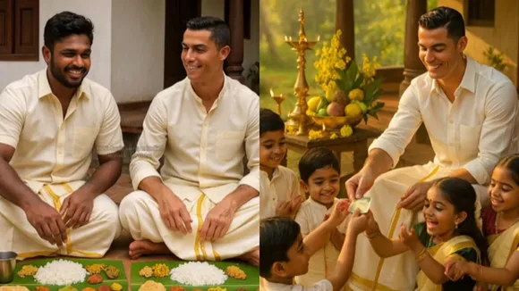 Cristiano Ronaldo, Sanju Samson, Vishu ai video