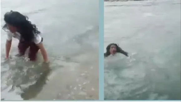 Women Swept Away In Ganga River