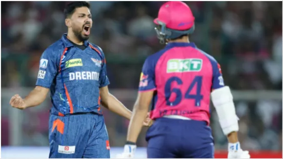 Avesh Khan Against Rajasthan Royals