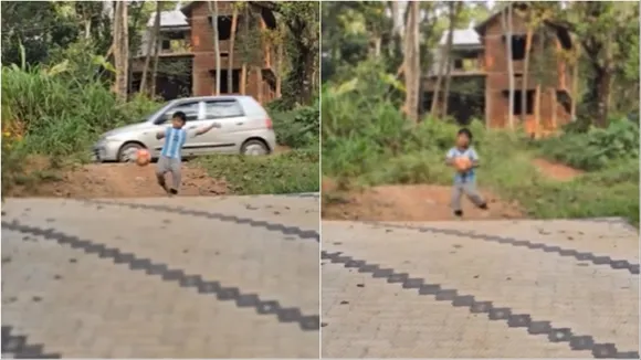 Kid Playing Football Viral Video