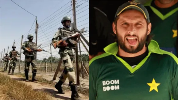 Shahid Afridi, Indian Army
