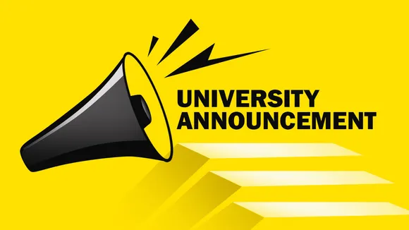 UNIVERSITY ANNOUNCEMENT 