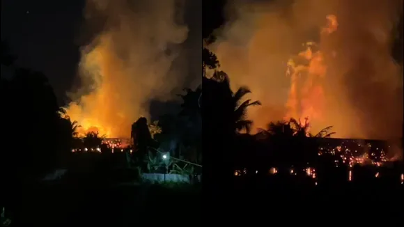 Fire Accident, Thiruvalla Bevco Outlet
