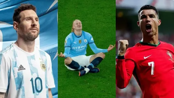 Messi, Cristiano Ronaldo, Haaland