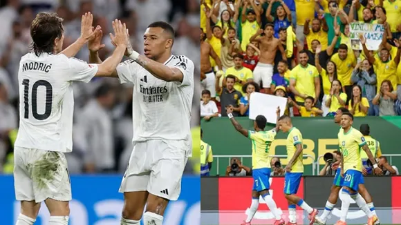 Real Madrid vs Brazil National Team Match