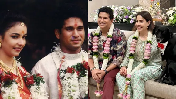 Sachin Tendulkar and Anjaly