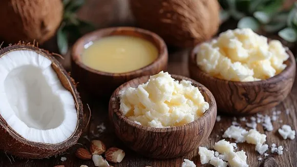 Coconut oil and ghee 