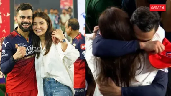 Virat Kohli Anushka Sharma Emotional Hug After RCB Historic IPL 2025 Win viral Video