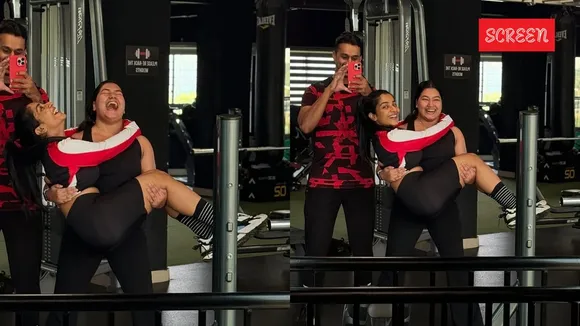 Grace Antony Rajisha Vijayan Gym photos