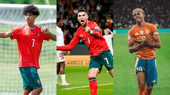 Cristiano Ronaldo, Lamine Yamal, Ronaldo Jr