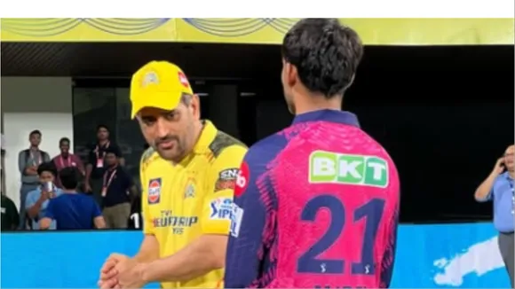 Dhruv Jurel and MS Dhoni
