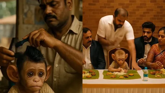 Baby Monkey Viral Video