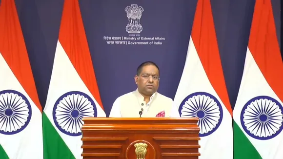 MEA spokesperson Randhir Jaiswal