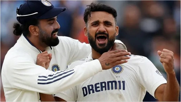 Akash Deep and KL Rahul against England