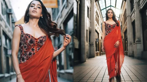 Samantharuth Prabhu Saree Look FI