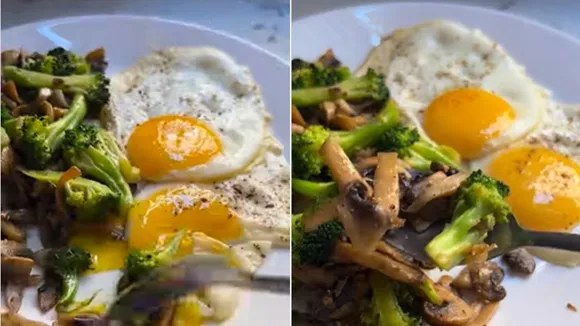 Mushroom Broccoli Egg Salad Recipe