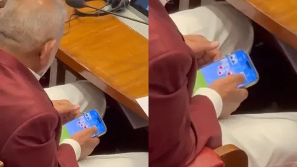 Minister playing rummy in Assembly