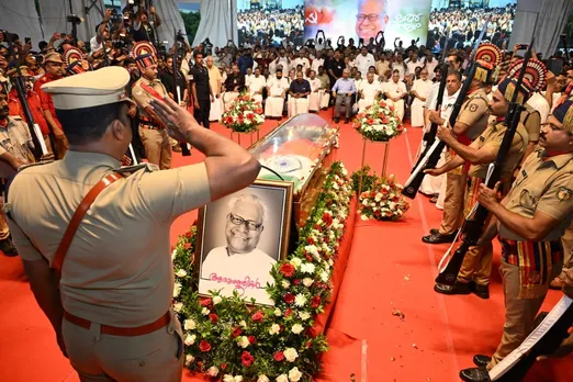 VS Achuthanandan Funeral