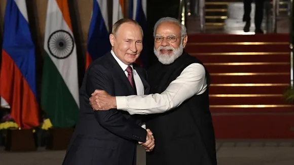 PM Modi Russian President Vladimir Putin
