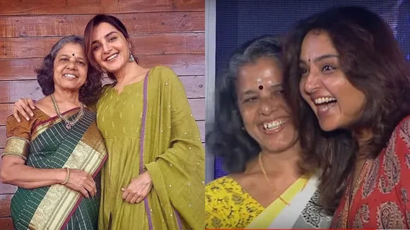 Manju Warrier mother surprise video