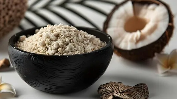 Herbal Hair Dye With Coconut Shell  FI