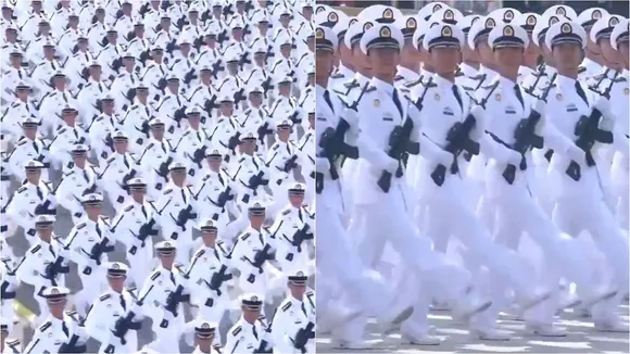 China Military Parade at Tiananmen Square