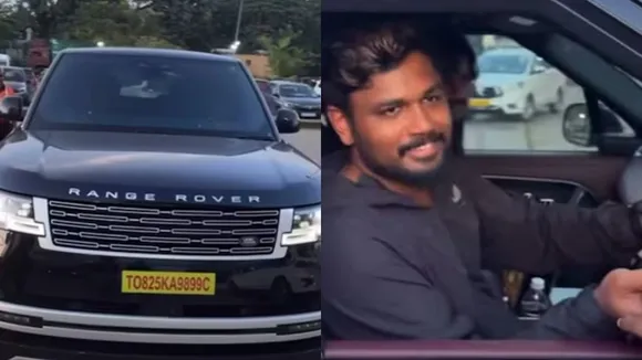 Sanju Samson Range Rover
