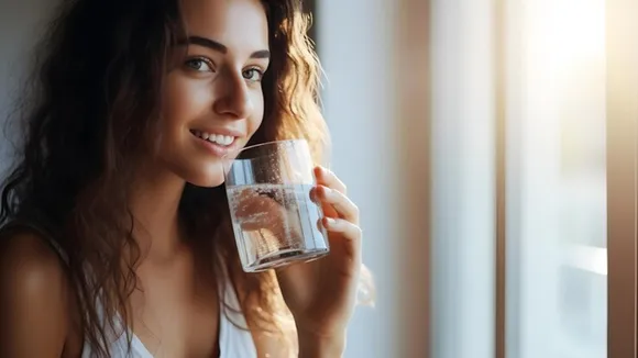 Adding A Pinch Of Rock Salt To Drinking Water FI